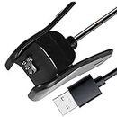 Zitel ® Charger Compatible for Garmin Vivosmart 4 - USB Charging Cable 100cm - Smartwatch Accessories - Black