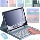 Keyboard Mouse Case Cover For Samsung Galaxy Tab A9+ A8 S9 S8 S7 S6 Lite Tablet