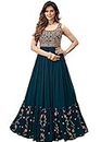 Florely Women's Georgette Traditional Stunning Outfit with Boutique Dress Designs, Stylish Party Dresses Gown (Medium) Rama