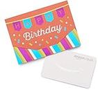 Amazon.co.uk Gift Card in a Happy Birthday Mini Envelopes