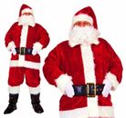  Erwachsene Regal Plüschtier DELUXE SANTA CLAUSE Anzug Weihnachten Kostüm festlich 8 Stck. XM-4568