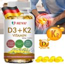 Vitamina D3 10000IU e K2 MK-7 250mcg supporto immunitario benessere 120 compresse