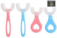 Baby Toothbrush U-Shaped Silicone Brush Head Cleaning Teeth for Kids 0-12 Years