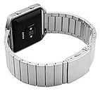 Watch Straps Loop Mesh Stainless Steel Bracelet Strap Band with Magnet Lock for Fitbit Blaze 0000 SHANFEIYU (Color : Silver)