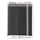 Protector para tableta/lector electrónico Griffin Passport tamaño pequeño/mediano negro gris GB37541