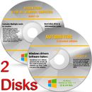 HP & Dell Computers Repair/Recovery Disc for Windows 10, 7, 8, XP CD 2 Disks