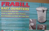 FRABILL 1290 Bait Quarters Floating Bait Well Net 18" x18" approx 20 Gallon New