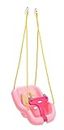 Little Tikes Snug 'n Secure Pink Swing with Adjustable Straps, 2-in-1 for Baby and Toddlers Ages 9 Months - 4 Years,16"D x 16.3"W x 17"H
