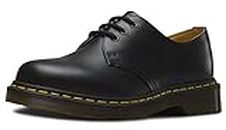 Dr. Martens Unisex 1461 3-Eye Lace-Up Smooth Leather Oxford Shoe, Black, UK 8/US M9W10
