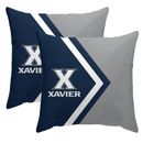 Xavier Musketeers 16'' x Side Arrow Poly Span Decor Pillows 2-Pack