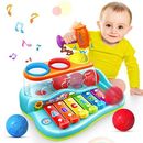 Baby Toys 12-18 Months Hammer Pounding Xylophone Kids Gifts for 1 2 3+ Year Old