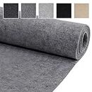 Trident Distributions 4 Way Super Stretch Lining Carpet for Camper Van Motorhome Car Vehicle Interior, Conversion lining, Carpet Lining, Campervan Accessories, Glue Not Included, Silver, 1 x 2m