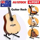 Folding Guitar Stand Bass Tripod Electric Acoustic Floor Holder Rack Foldable