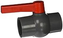 Hayward QVC1025TSEG 2-1/2-Inch Gray QVC Series Compact Ball Valve with Threaded End Connection