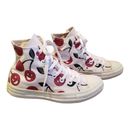 Converse Sneakers Cherry Print White Chuck Taylor Hi All Star Women’s Shoes US 6