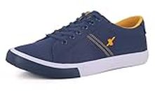 Sparx Men SM-671 Navy Blue Golden Yellow Casual Shoes (SC0671G_NBGD_0009)