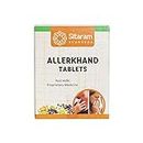 Sitaram Ayurveda Allerkhand Herbal Ayurvedic Tablet 50Nos (Pack of 2) | Kerala Ayurvedic Immunity Booster for Adults & Children with Anti-inflammatory & Antihistaminic Action of Turmeric Curcumin.