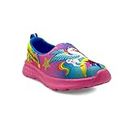 KazarMax Kids Girls Pink Starry Unicorn Printed Slip On Shoes/Sneakers - 11.5 Kids UK