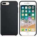 CABLEPELADO Funda Silicona iPhone 6/6s Textura Suave Color Negro