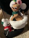 Annalee Christmas Doll ~   SANTA'S BOOT Mice 