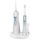 ProfiCare Dental-Center, Schallzahnbürste mit Munddusche für optimale Zahnpflege, elektrische Zahnbürste und Munddusche mit kabelloser Ladefunktion, Toothbrush inkl. 6 Aufsätze, PC-DC 3031