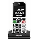 easyfone - Udaan+ with Dock Charger - Dual Sim 1.8" Keypad Phone 20+ Senior Citizen Friendly Features Like Loud Sound, Photo Speed dial, Simple menu, SOS, Incoming Call Restriction, etc.
