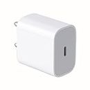 UNIGEN Original 20W PD Type-C Wall Charger Power Delivery Fast Charging Adapter Compatible with iPhone, iPad, Samsung Galaxy, Note, Redmi, Mi, Oneplus, Oppo, Vivo Smartphones