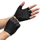 PSVDCTOO Cycling Gloves Summer Cycling Gloves MTB Bike Bicycle Gloves Padded Outdoor Sports Fitness Gloves bicycle accessories guantes ciclismo Cycling Gloves For Men (Color : Black, Size : L)
