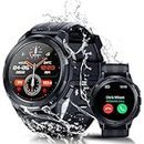 OUKITEL BT10 Smart Watch for Men Answer/Make Call, 1.43" Fitness 50M Waterproof Watch 120+ Sports Modes,410mAh Smartwatch Heart Rate Blood Oxygen Sleep Monitor Step Counter for Android iOS Phones