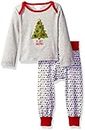 Mud Pie Boys' Two Piece Playwear Set, First Christmas, 0-6 Months