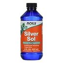 NOW Supplements, Silver Sol 10 PPM with Elemental Silver and Deionized Water, Liquid, 8-Ounce