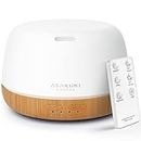 ASAKUKI Essential Oil Diffuser, Ultrasonic Aromatherapy Oil Humidifier with 7 Colors Lights 2 Mist Mode for Home