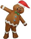 Christmas Inflatables Costume-Gingerbread Man Christmas Costume Blow Up Xmas Character Outfit Halloween Cosplay Party