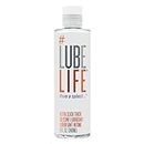Lube Life Ultra Thick Slick Silicone-Based Lubricant, Water Resistant, Thick Silicone Lube for Men, Women and Couples, 240 ml