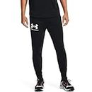 Under Armour Mens Rival Terry Joggers , Black (001)/Onyx White , Small