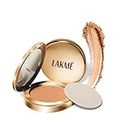 Lakme 9 to 5 Flawless Matte Complexion Compact, Almond, 8g