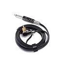 Hawink Rotary Tattoo Machine Pen Spare Power Cord RCA Connector（Black） P315C-1