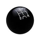 Speed Dawg SK501-CPW-5RDR Traditional Series Black/White 'County Prison' 5-Speed Reverse Lower Right Shift Knob