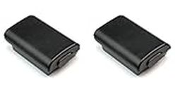 2x Replacement Black Battery Holder Pack Cover Shell For Xbox 360 Wireless Controller