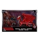 Jada Toys Dungeons and Dragons 1.65 inch Die-cast Metal Collectible Figures 5-Pack, red