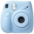 Paquete de cámaras Fujifilm INSTAX Mini 7+ con paquete adicional de películas azul bebé ENVÍO RÁPIDO