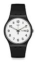 Swatch TWICE AGAIN Unisex Watch (Model: SO29B703), Black, Quartz Watch