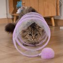 Cat Spiral Tunnel Cat Spring Toy S Type Cat Tube Pet Collapsible Interactive Toy