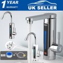Home Kitchen Instant Electric Faucet Tap Under Sink Hot Water Heater LED Display