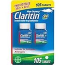 Claritin 10 Mg Non-drowsy 24 Hr Tablet 45 + 60 Count (Combo Pack)