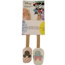 Disney Kitchen | Disney Mickey Mouse And Minnie Mouse Silicone Spatula And Spoon Set | Color: Pink/White | Size: Os