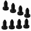 8 Pack Kayak Drain Plug Silicone Scupper Plugs for Boat Canoe Holes Stoppers Compatible with Sun Dolphin Kayaks Aruba 8 SS, Pedal Kayak, Pelican Fishing Excursion 5, Black