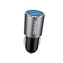 DUDAO Metal Body 20W Fast Car Charger 3.4A Super-Fast car Charger with Dual USB Port Qualcomm 3.0 Quick Charge Car Charger Adapter Compatible with iPhone Android and All Devices