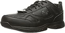 Skechers Work Men's Dighton Black Synthetic/Leather 11 E US E - Wide