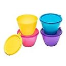 Tupperware Bowled Over Set, 430ml, 4 Pieces, Yellow and Pink